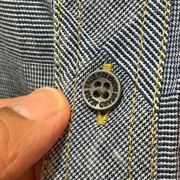 True relation men button-down shirts size 3X. Old looking style great conditions - Picture 11 of 12